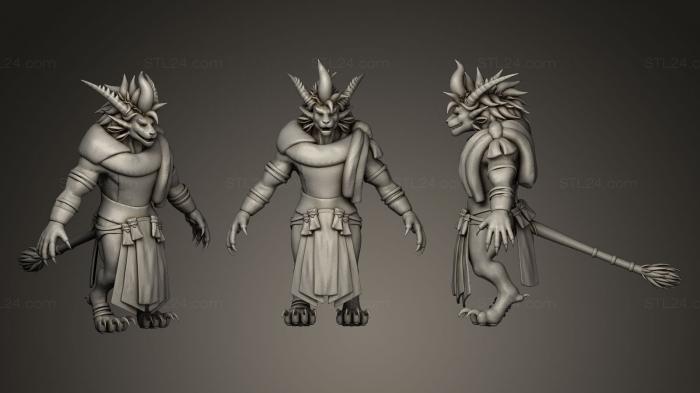 Figurines heroes, monsters and demons (Magna, STKM_0268) 3D models for cnc